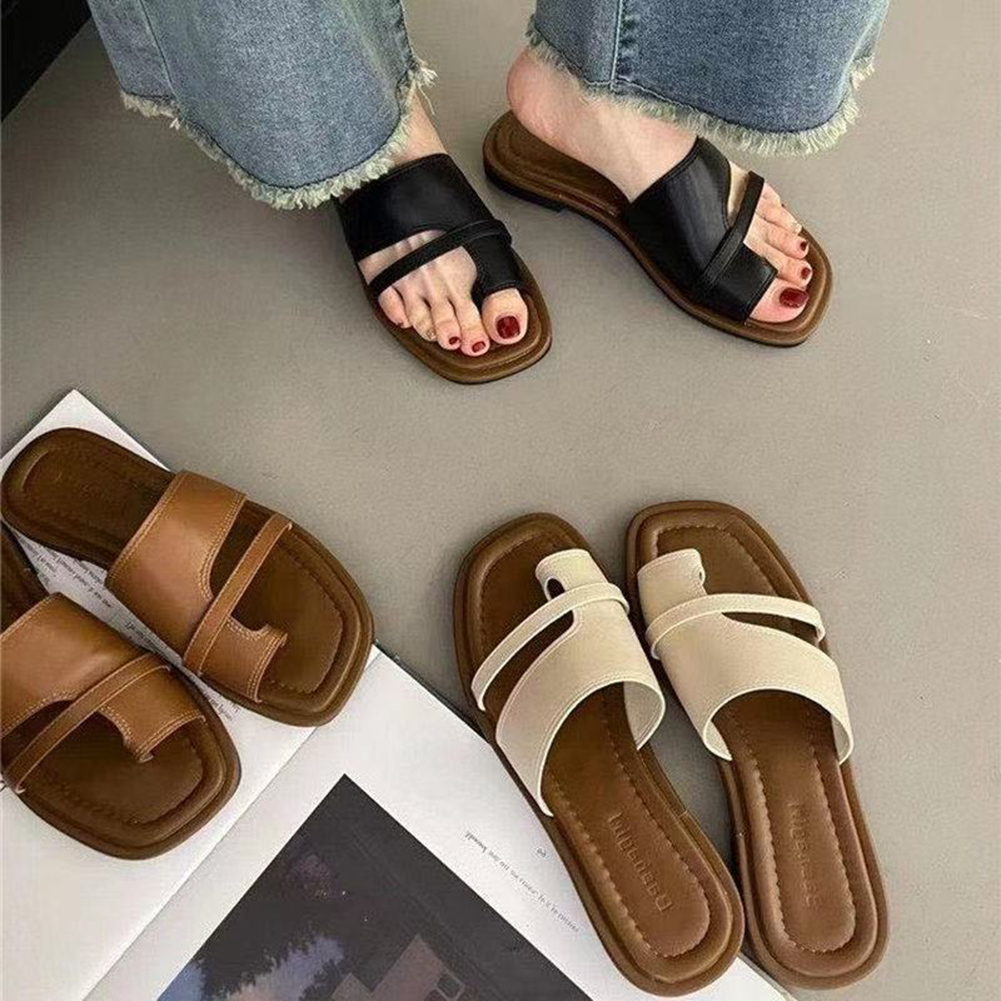 Kids Outdoor Tools - Flat Sandal Summer Solid-Color Flat Sandals