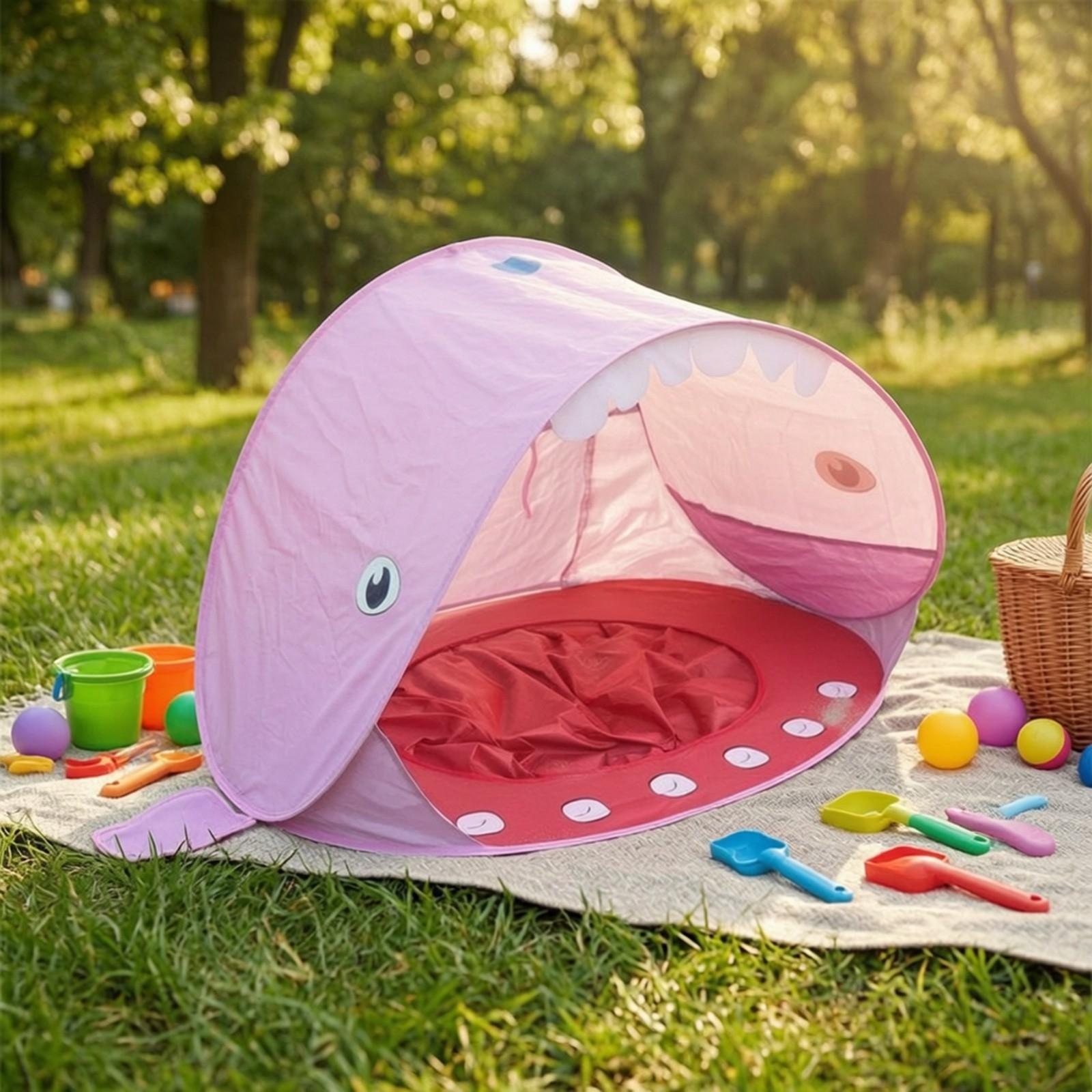 Kids Outdoor Sandbox - Kids Beach Pop Up Tent with
