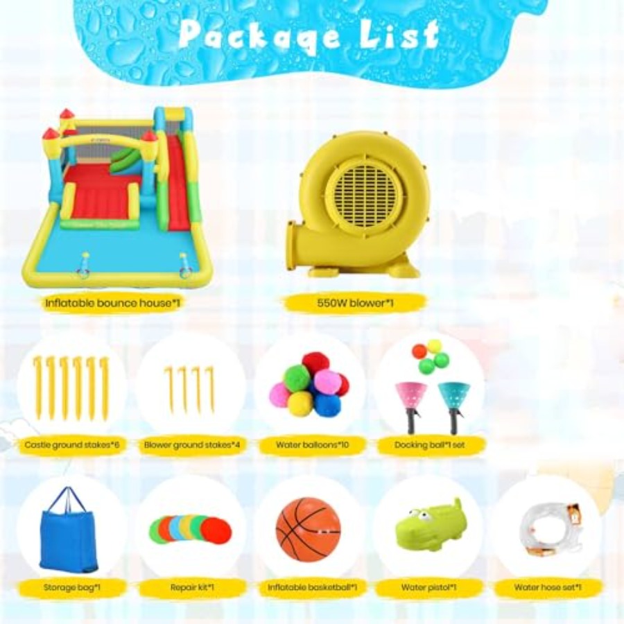 Outdoor/Indoor inflatable wate - Kids Outdoor Inflatable Water Slide recension och pris