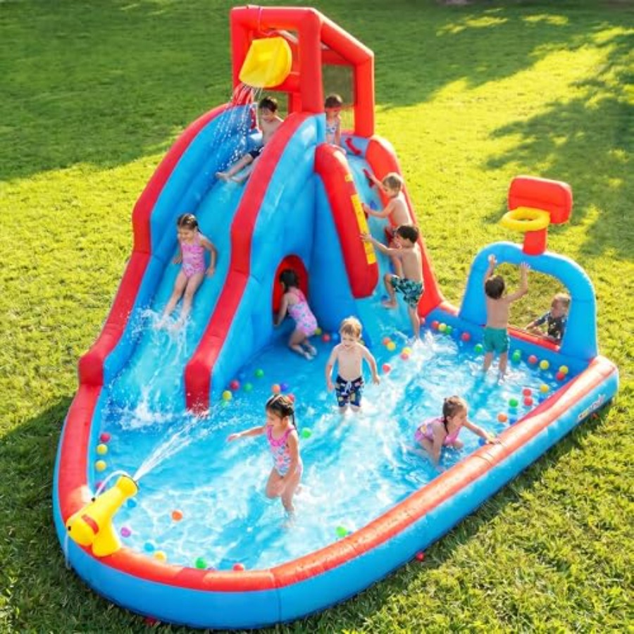 Backyard outdoor water slide i - Kids Outdoor Inflatable Water Slide recension och pris