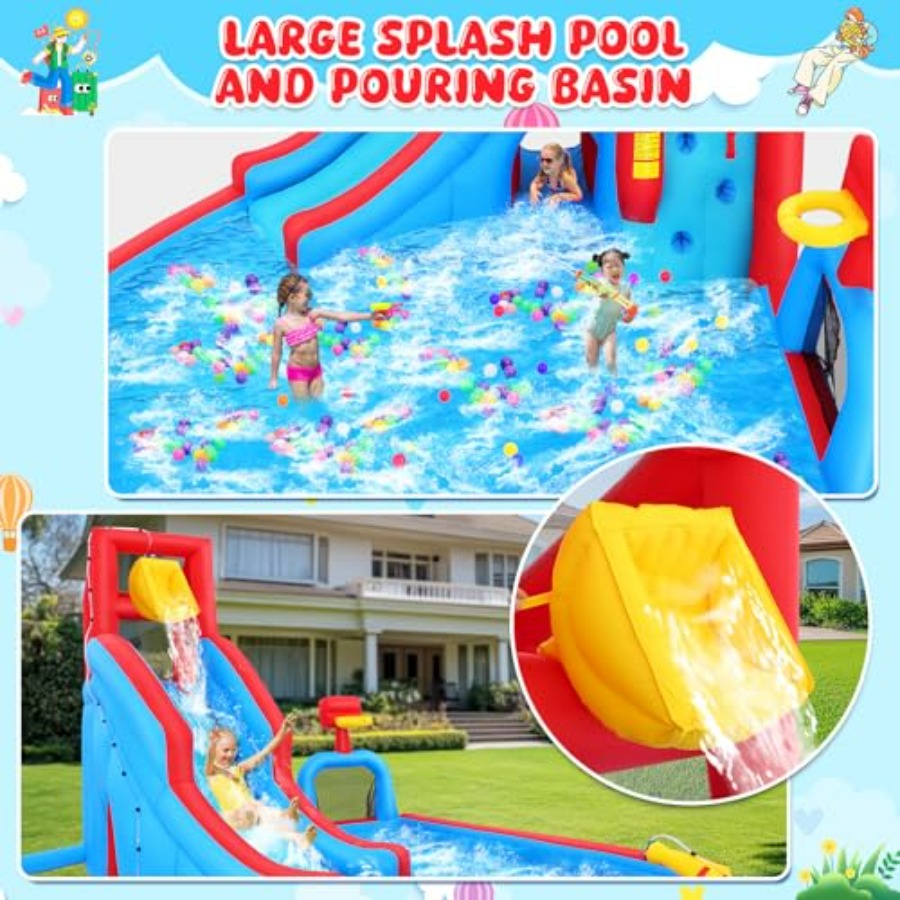 Backyard outdoor water slide i - Kids Outdoor Inflatable Water Slide recension och pris