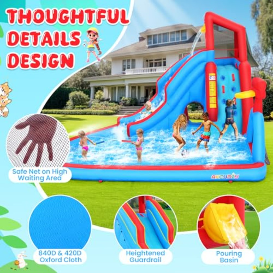 Backyard outdoor water slide i - Kids Outdoor Inflatable Water Slide recension och pris