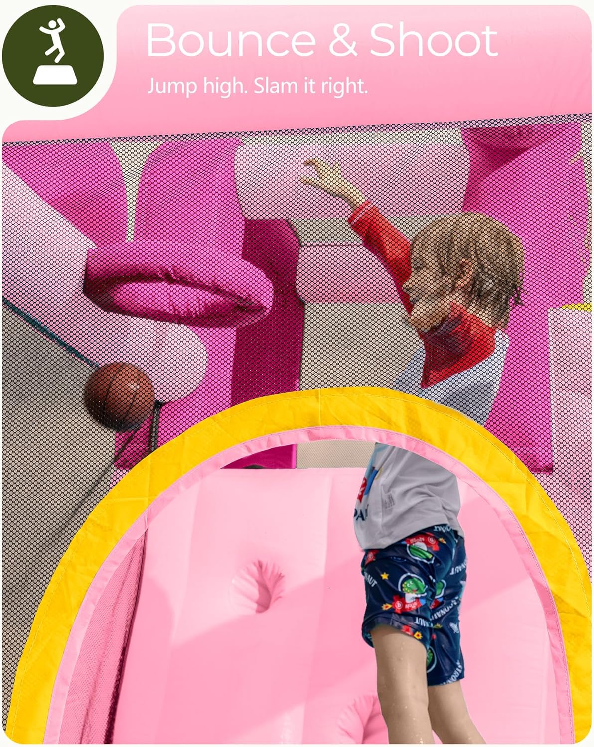 Pink Inflatable Water Slide Bo - Kids Outdoor Inflatable Water Slide recension och pris