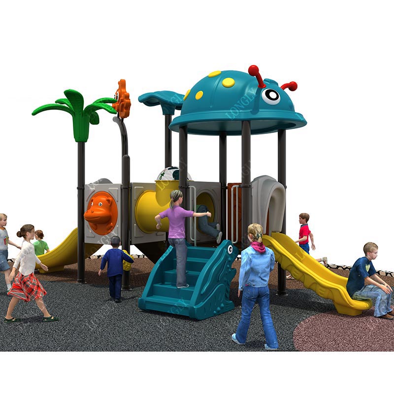 Factory Price Kids Slide Amuse - Kids Outdoor Playground recension och pris