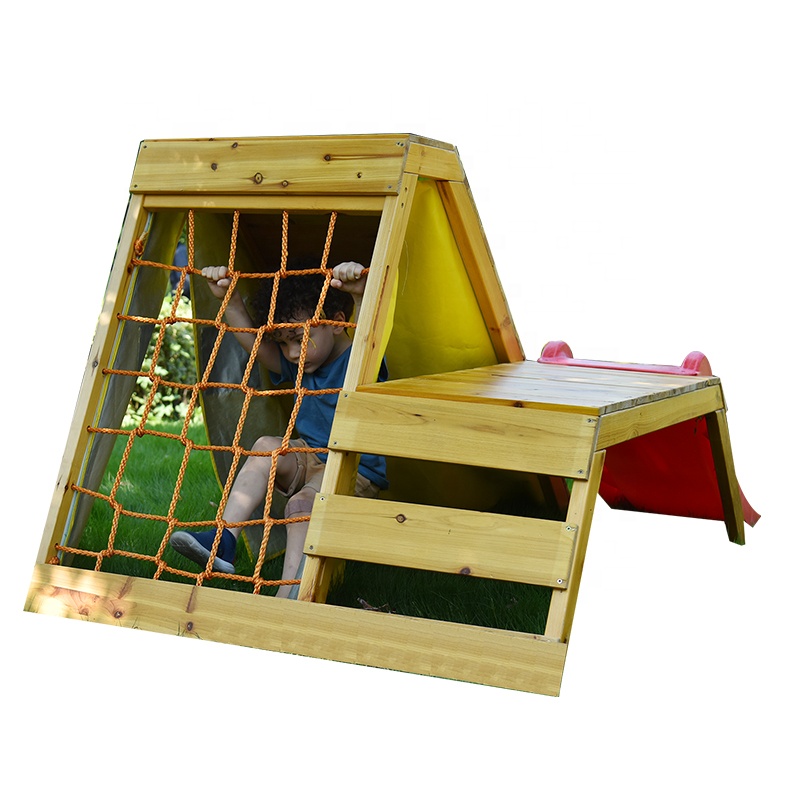 Children's Wooden Outdoor Play - Kids Outdoor Wooden Playhouse recension och pris