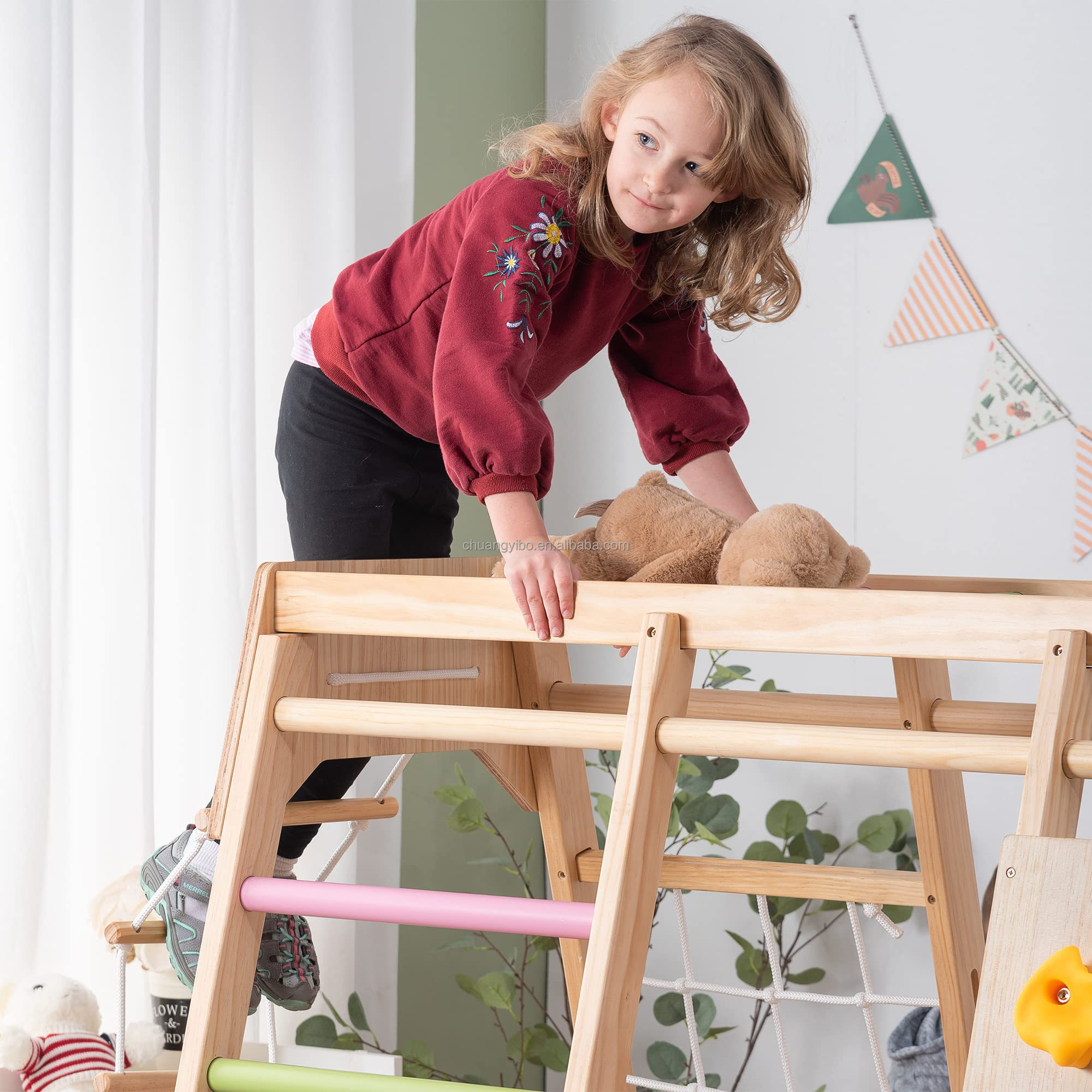 Climbing Walls Amusement Park  - Kids Outdoor Playground recension och pris