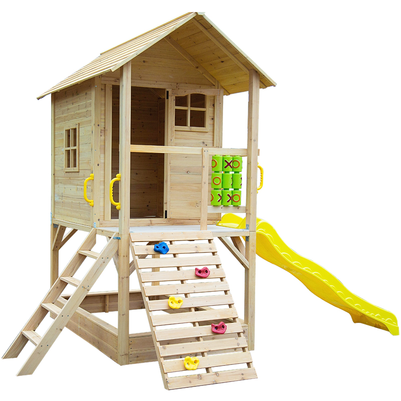 Children Wooden Outdoor Playho - Kids Outdoor Wooden Playhouse recension och pris