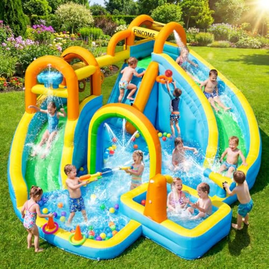Backyard outdoor inflatable wa - Kids Outdoor Inflatable Water Slide recension och pris