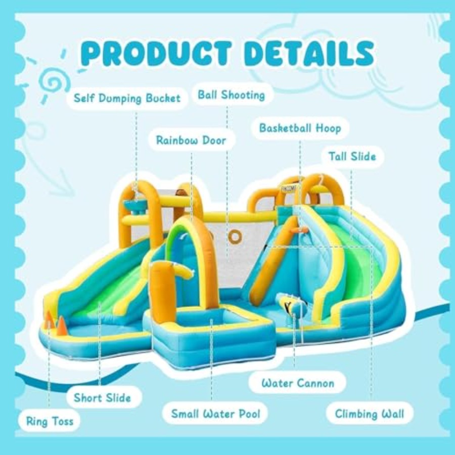 Backyard outdoor inflatable wa - Kids Outdoor Inflatable Water Slide recension och pris