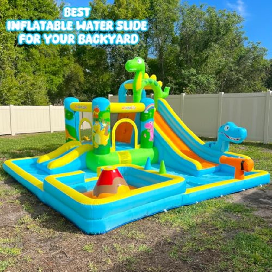 Outdoor backyard inflatable wa - Kids Outdoor Inflatable Water Slide recension och pris