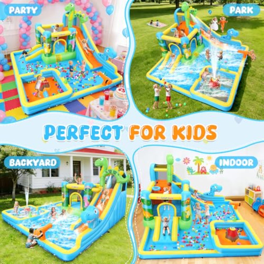 Outdoor backyard inflatable wa - Kids Outdoor Inflatable Water Slide recension och pris