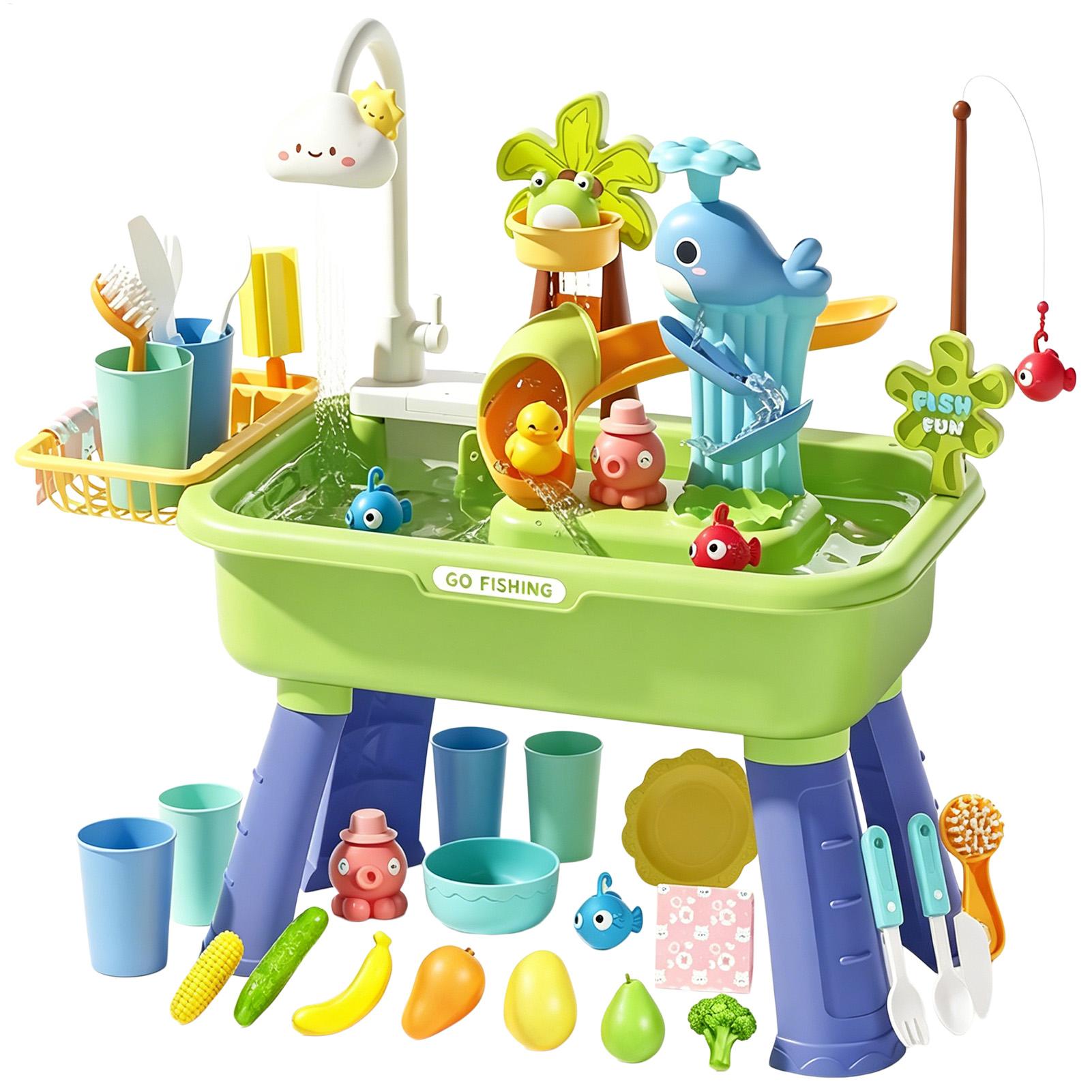 Kids Water Table with Pump, Se - Kids Outdoor Water Play Table recension och pris