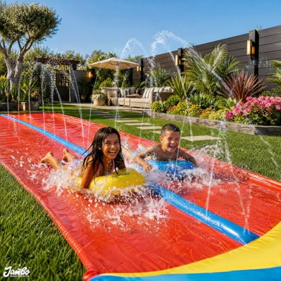 Outdoor backyard water slide f - Kids Outdoor Inflatable Water Slide recension och pris