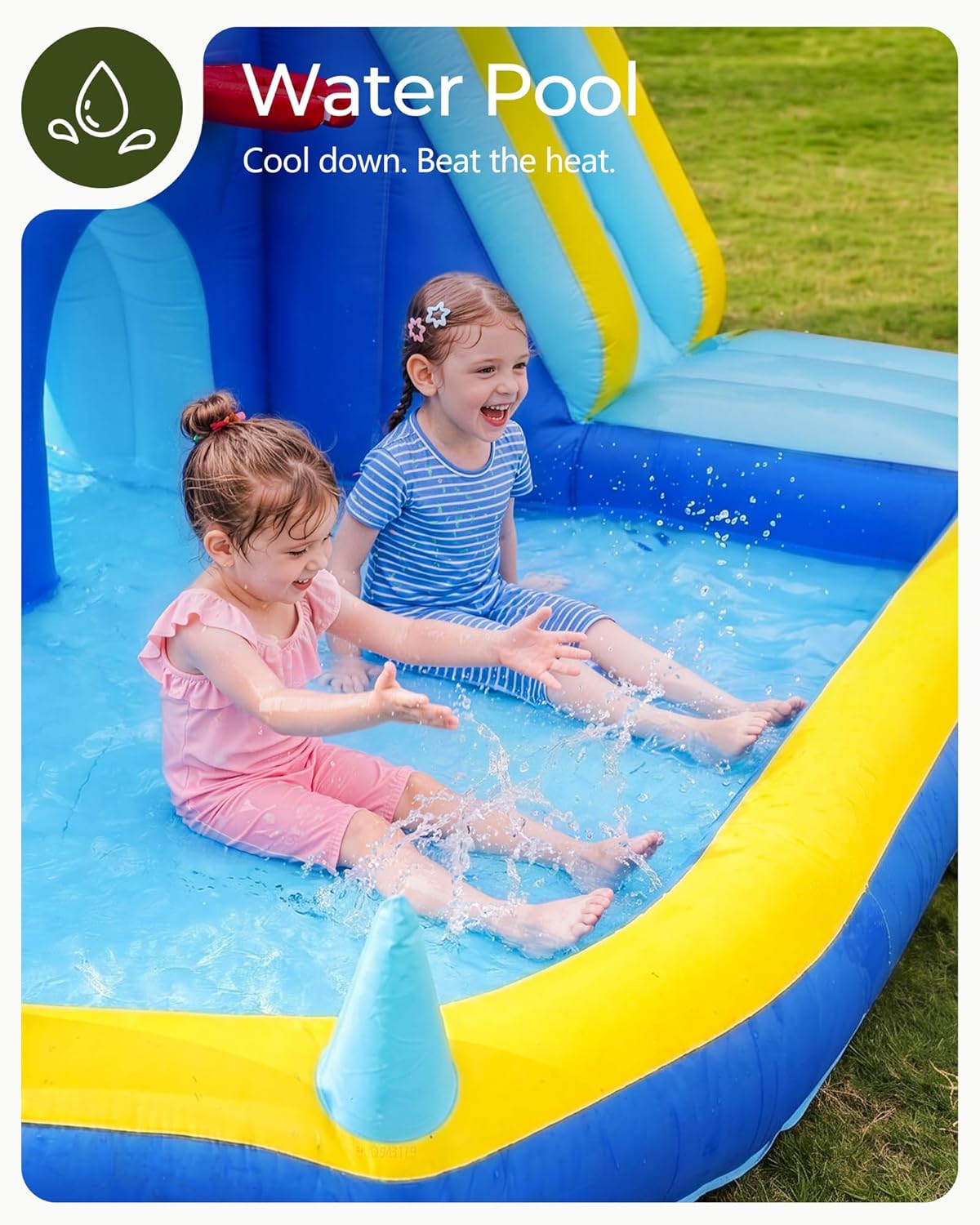 Kids Inflatable Water Slide Bo - Kids Outdoor Inflatable Water Slide recension och pris