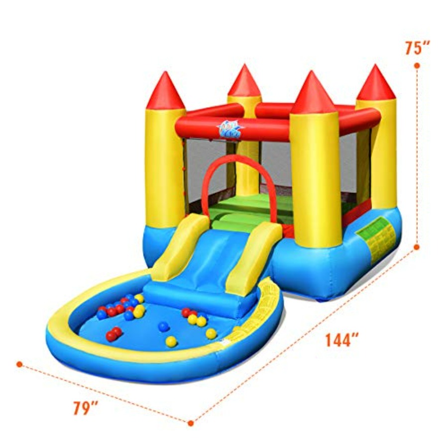 Outdoor backyard inflatable bo - Kids Outdoor Inflatable Water Slide recension och pris