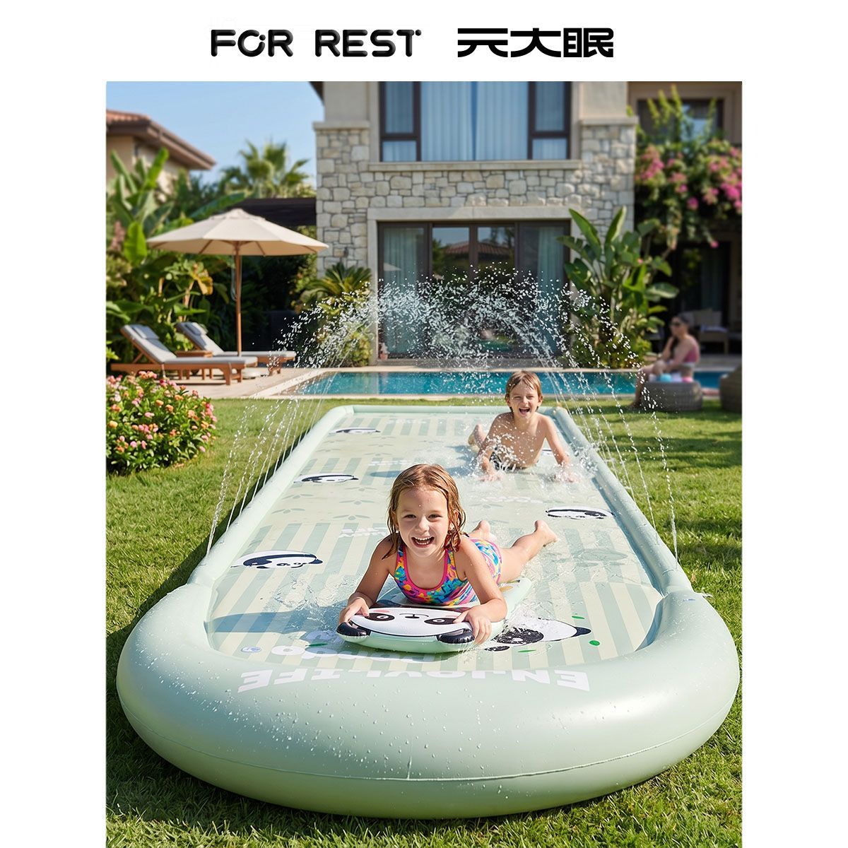 New Unicorn Kids Inflatable Wa - Kids Outdoor Inflatable Water Slide recension och pris