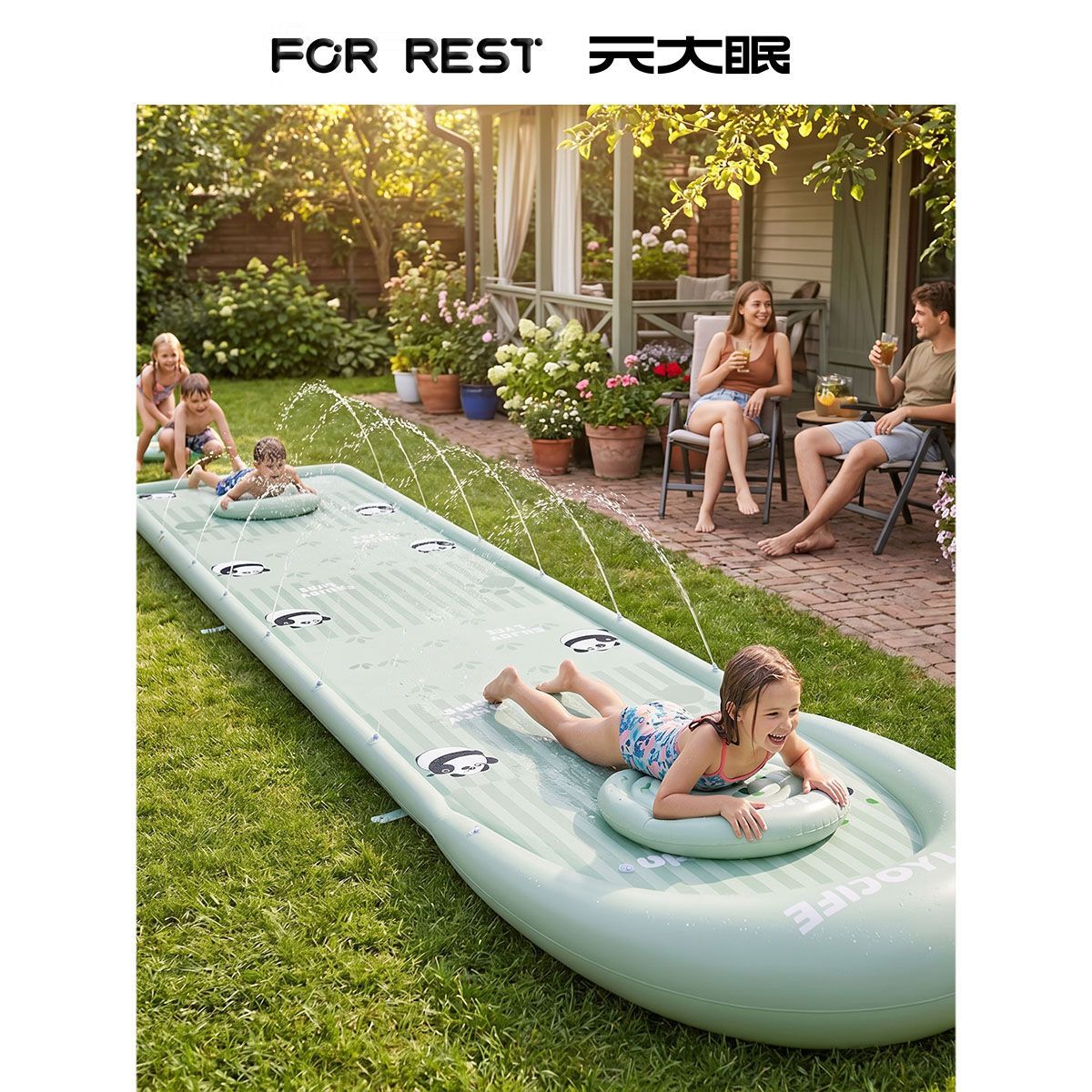 New Unicorn Kids Inflatable Wa - Kids Outdoor Inflatable Water Slide recension och pris