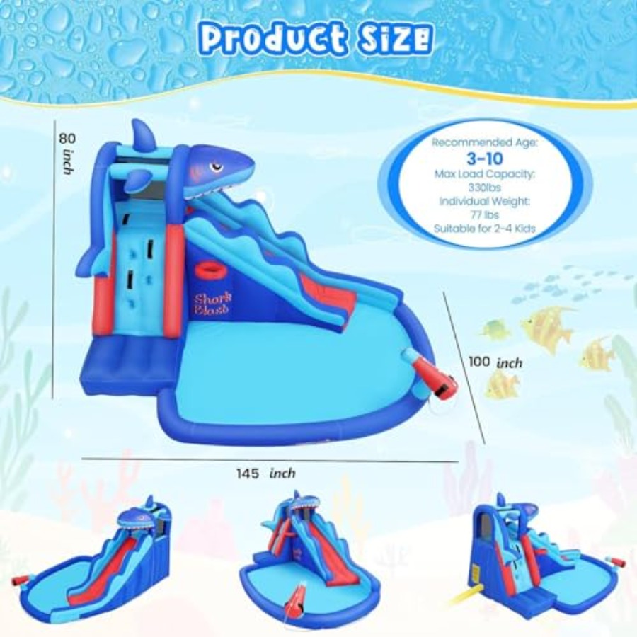 Outdoor/Indoor inflatable wate - Kids Outdoor Inflatable Water Slide recension och pris