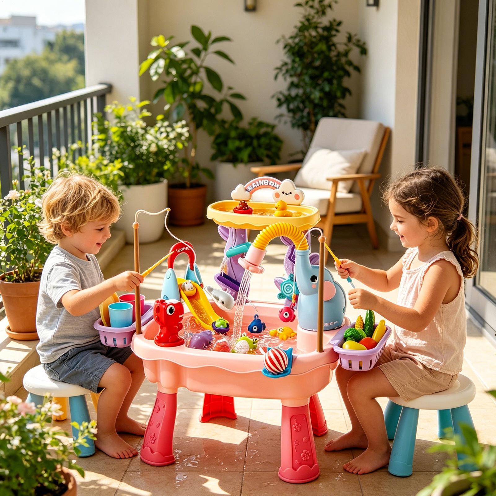 Upgraded Toddler Water Table K - Kids Outdoor Sink recension och pris
