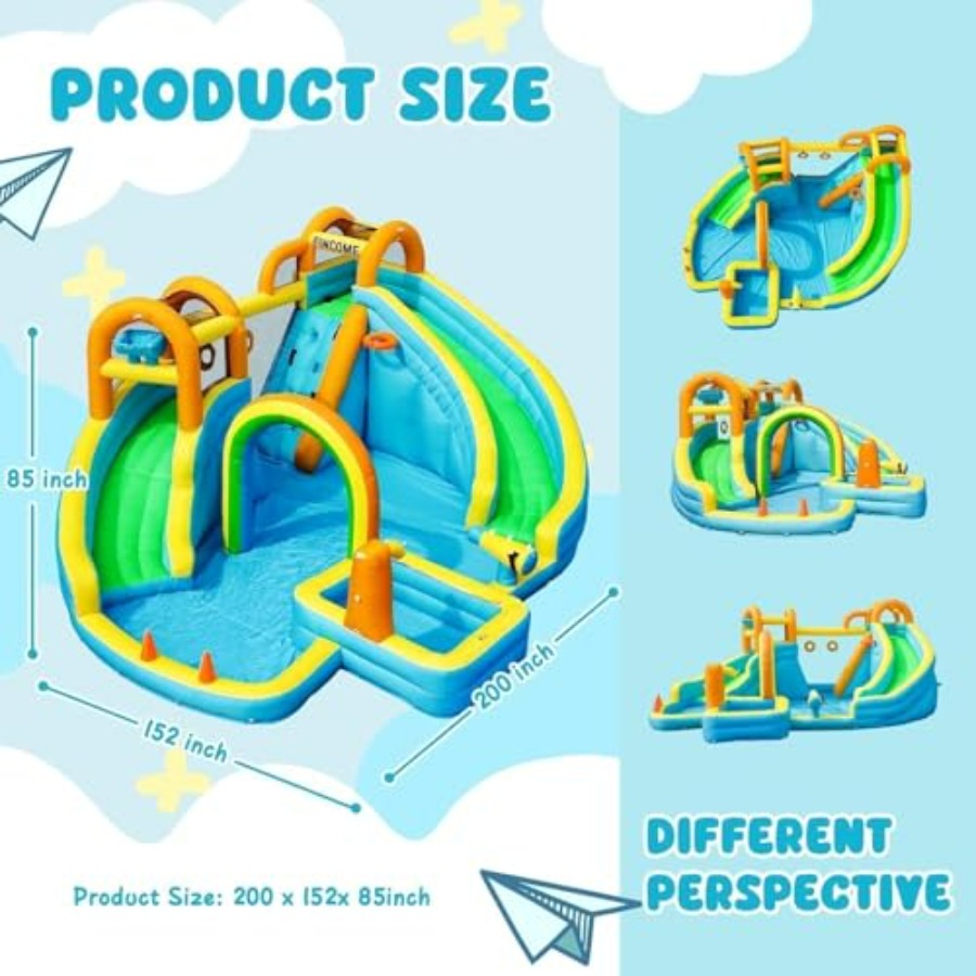 Backyard outdoor inflatable wa - Kids Outdoor Inflatable Water Slide recension och pris
