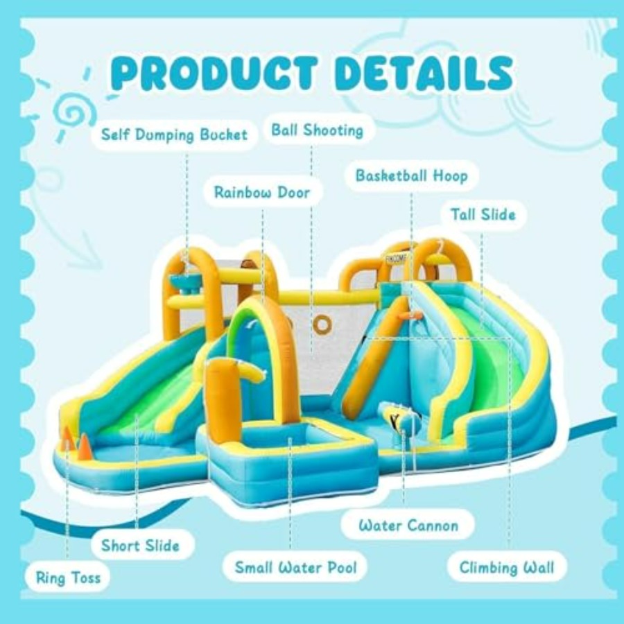 Backyard outdoor inflatable wa - Kids Outdoor Inflatable Water Slide recension och pris