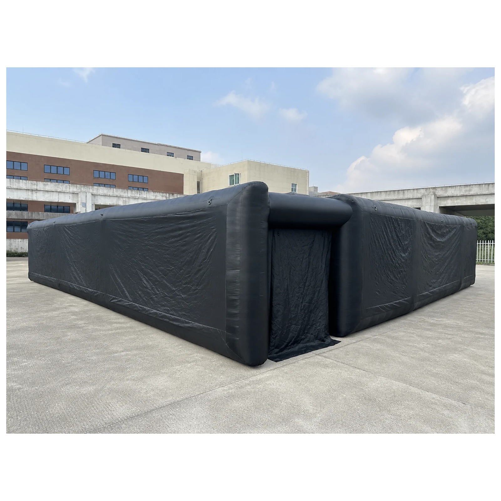 Large Plain Black Inflatable M - Kids Outdoor Games For Party recension och pris
