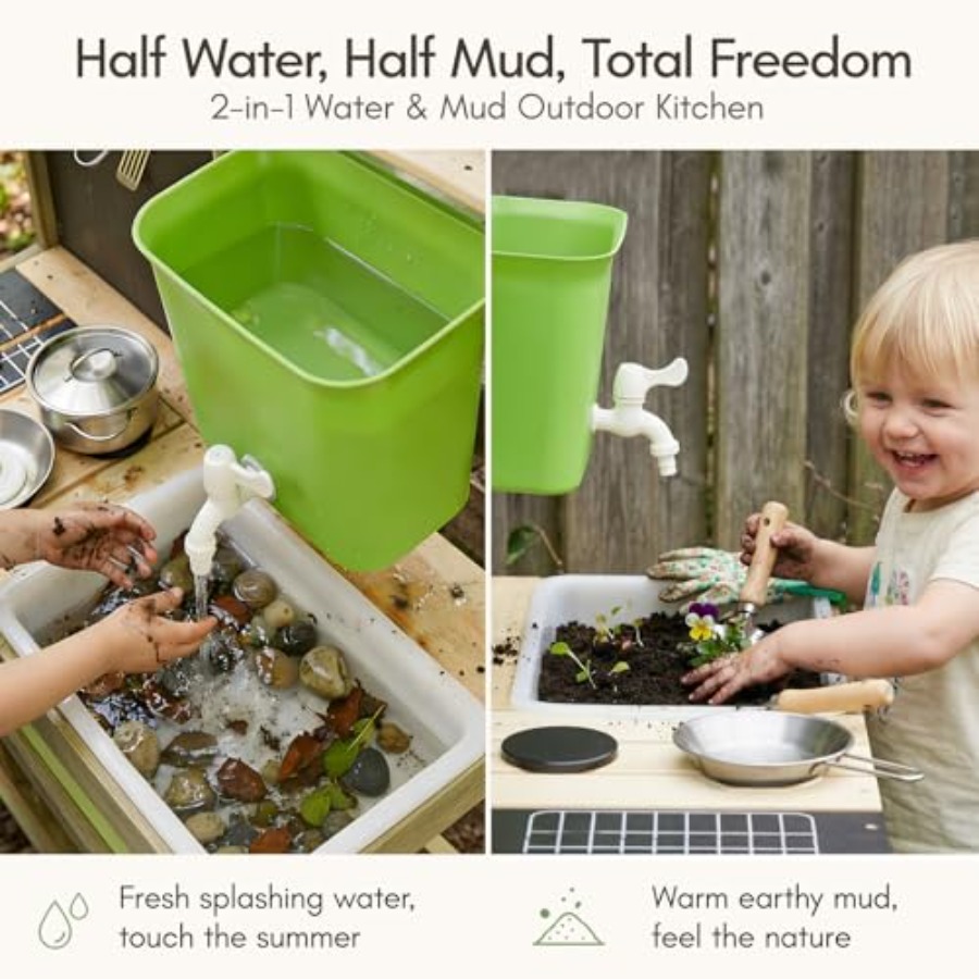 Outdoor mud kitchen for kids:  - Kids Outdoor Sink recension och pris