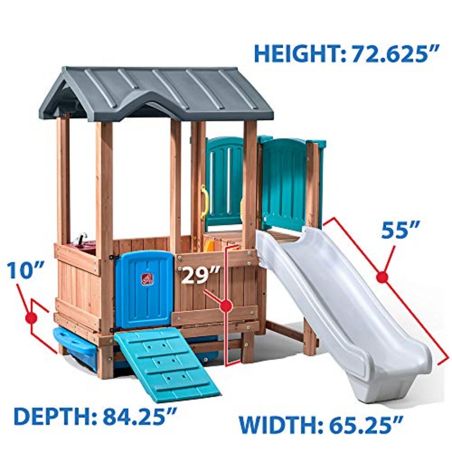 Woodland Adventure Playhouse & - Kids Outdoor Playground recension och pris