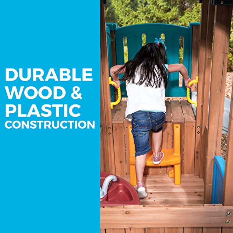 Woodland Adventure Playhouse & - Kids Outdoor Playground recension och pris