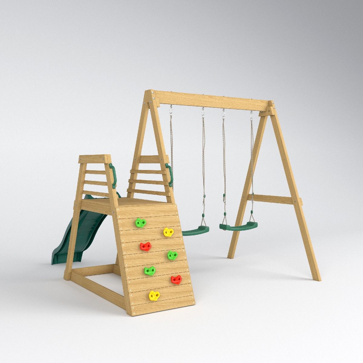 2026 Jungle Gym Slide Swing Ga - Kids Outdoor Gym recension och pris
