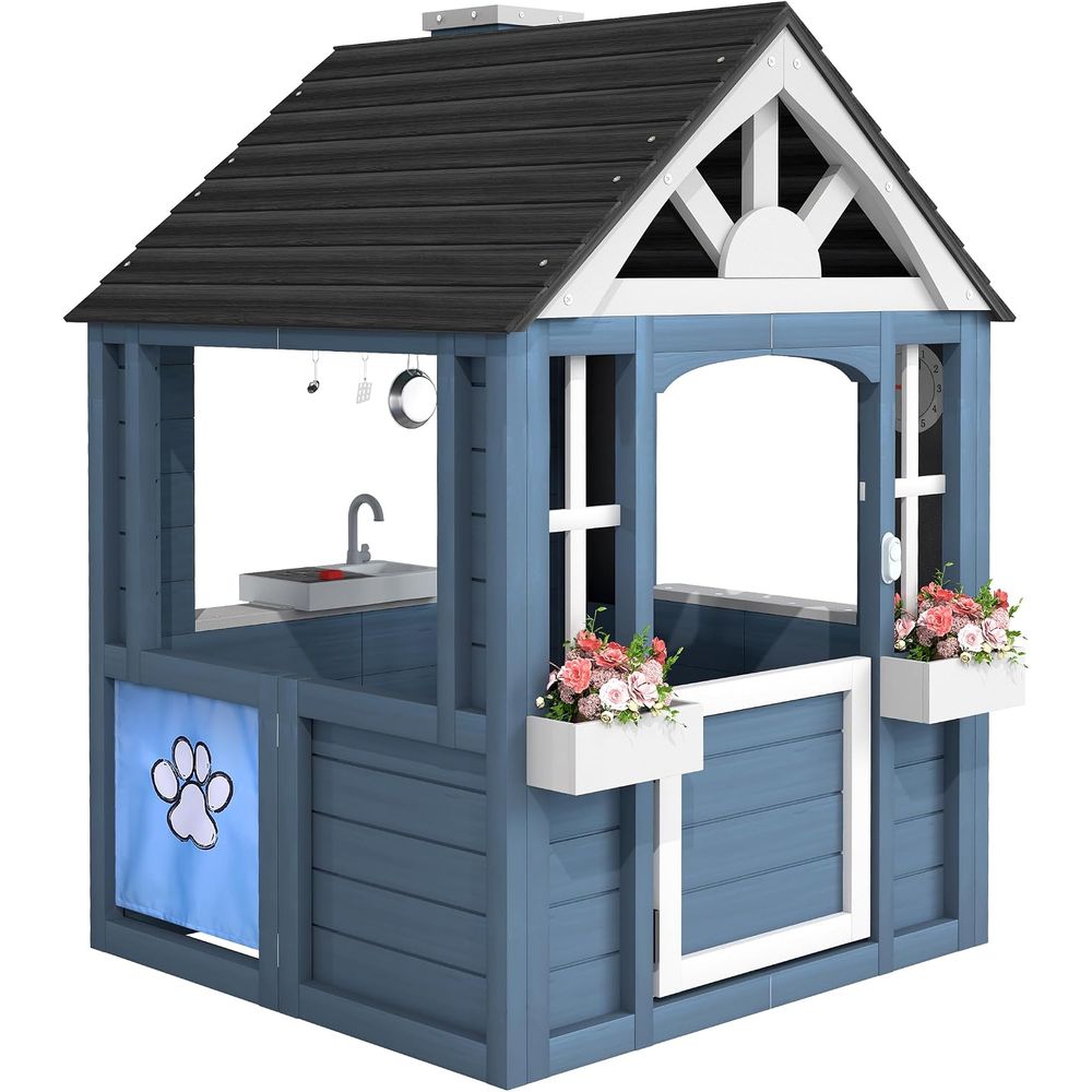Jevol Kids Outdoor Playhouse,  - Kids Outdoor Sink recension och pris
