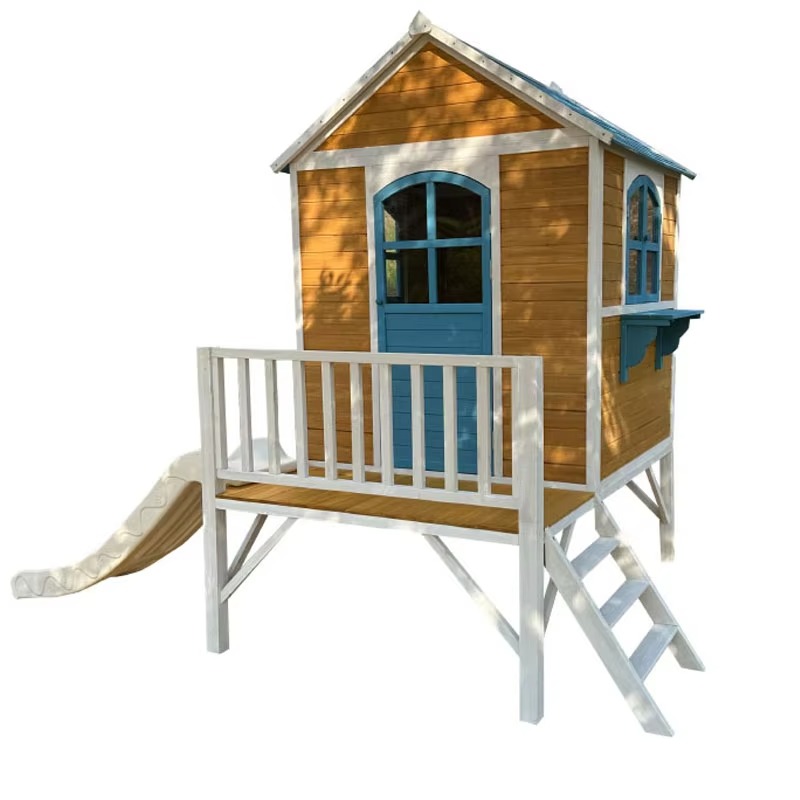Modern Two-Floor Kids Wooden O - Kids Outdoor Wooden Playhouse recension och pris