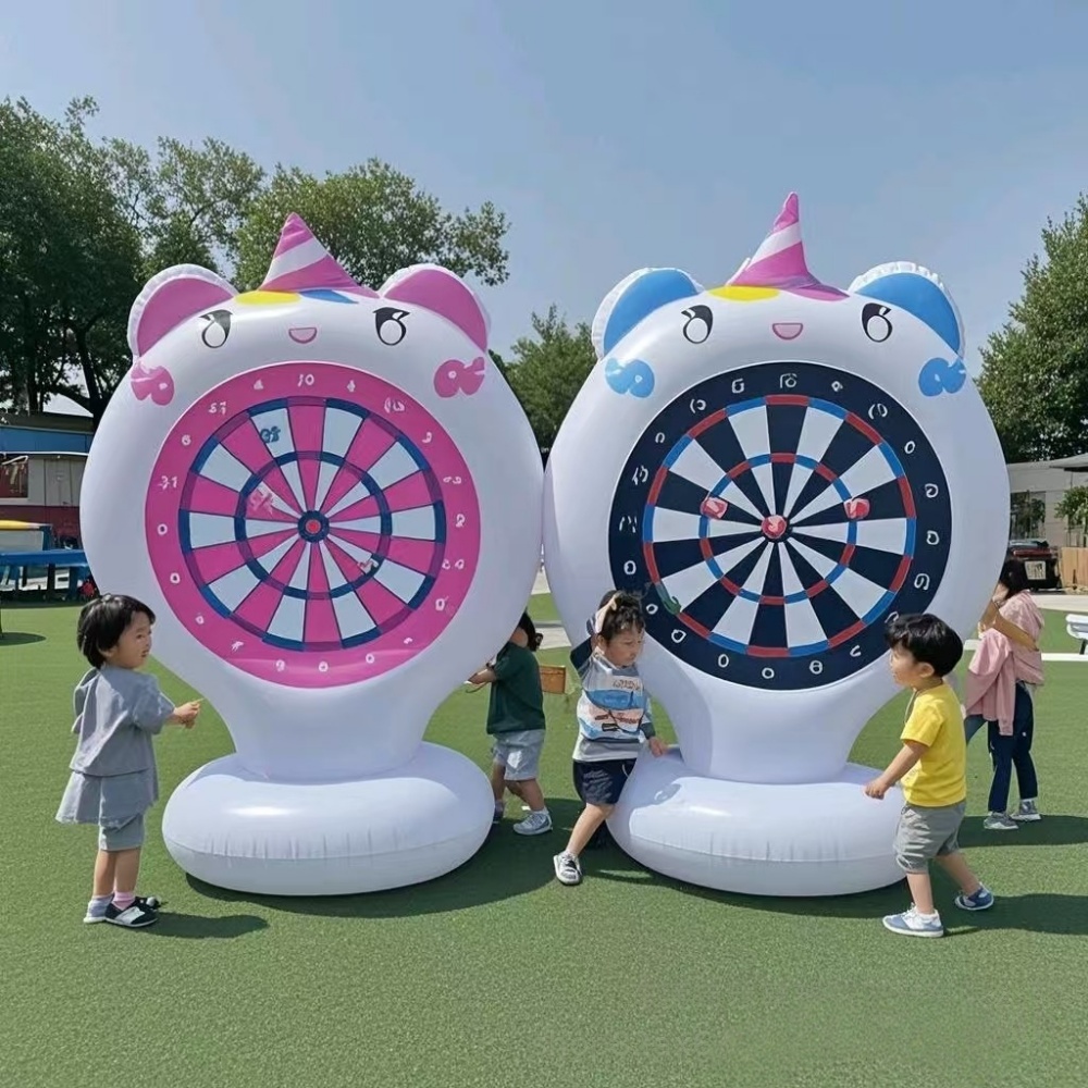 Inflatable Unicorn Throwing Ga - Kids Outdoor Games For Party recension och pris