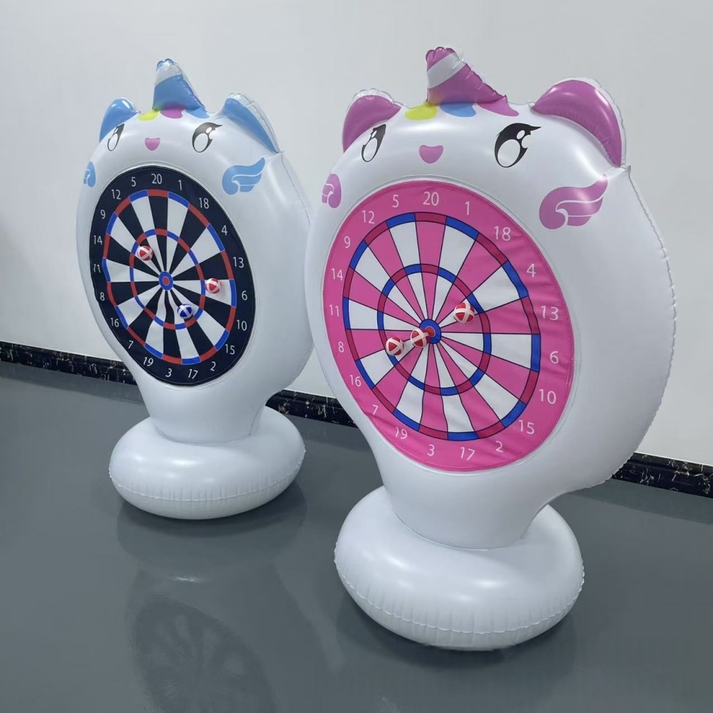 Inflatable Unicorn Throwing Ga - Kids Outdoor Games For Party recension och pris