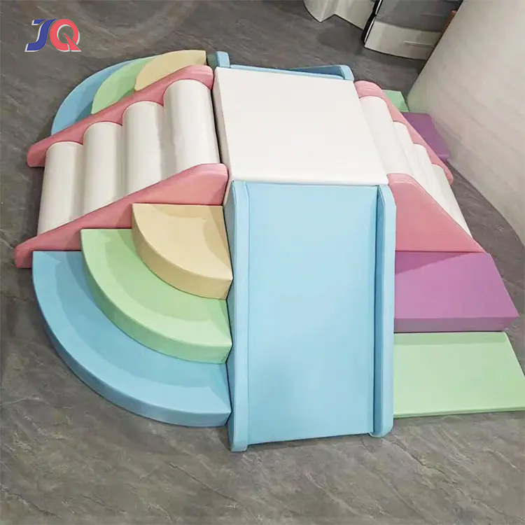 Macaroon-Colored Kids Soft Pla - Kids Outdoor Playground recension och pris