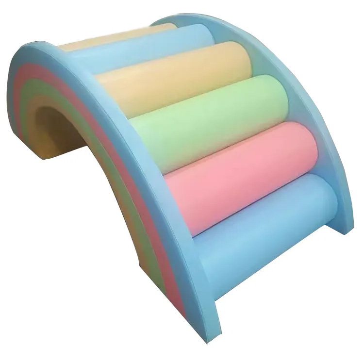 Macaroon-Colored Kids Soft Pla - Kids Outdoor Playground recension och pris
