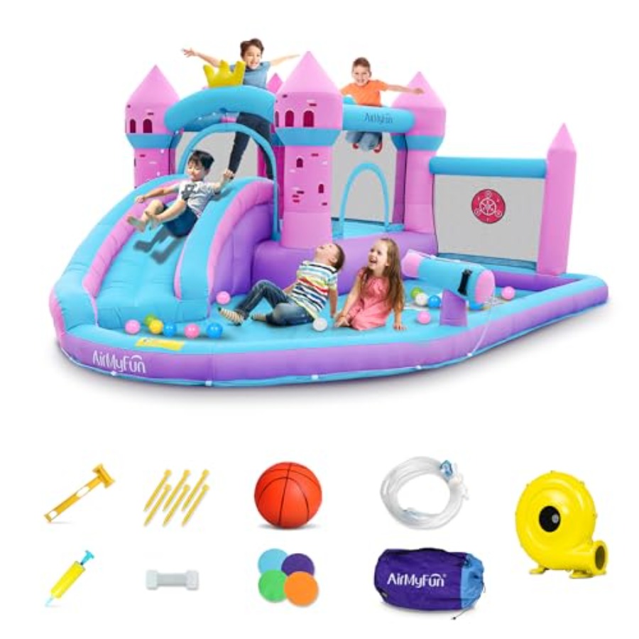 Backyard inflatable waterslide - Kids Outdoor Inflatable Water Slide recension och pris