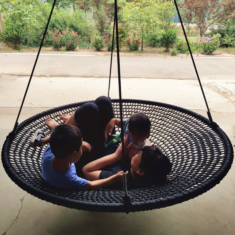 Large Round Disc Swing Outdoor - Kids Outdoor Nest Swing recension och pris
