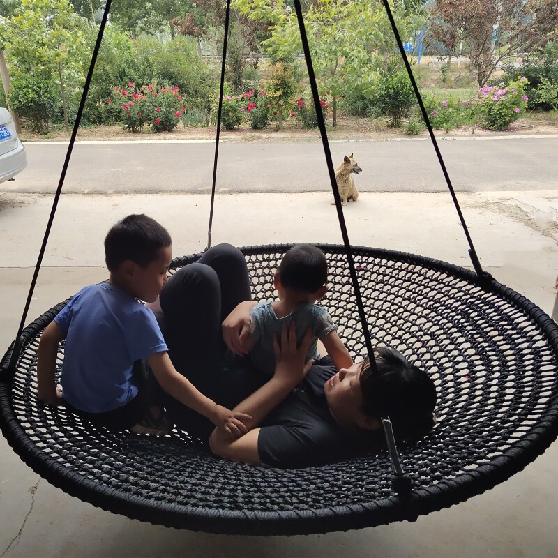 Large Round Disc Swing Outdoor - Kids Outdoor Nest Swing recension och pris