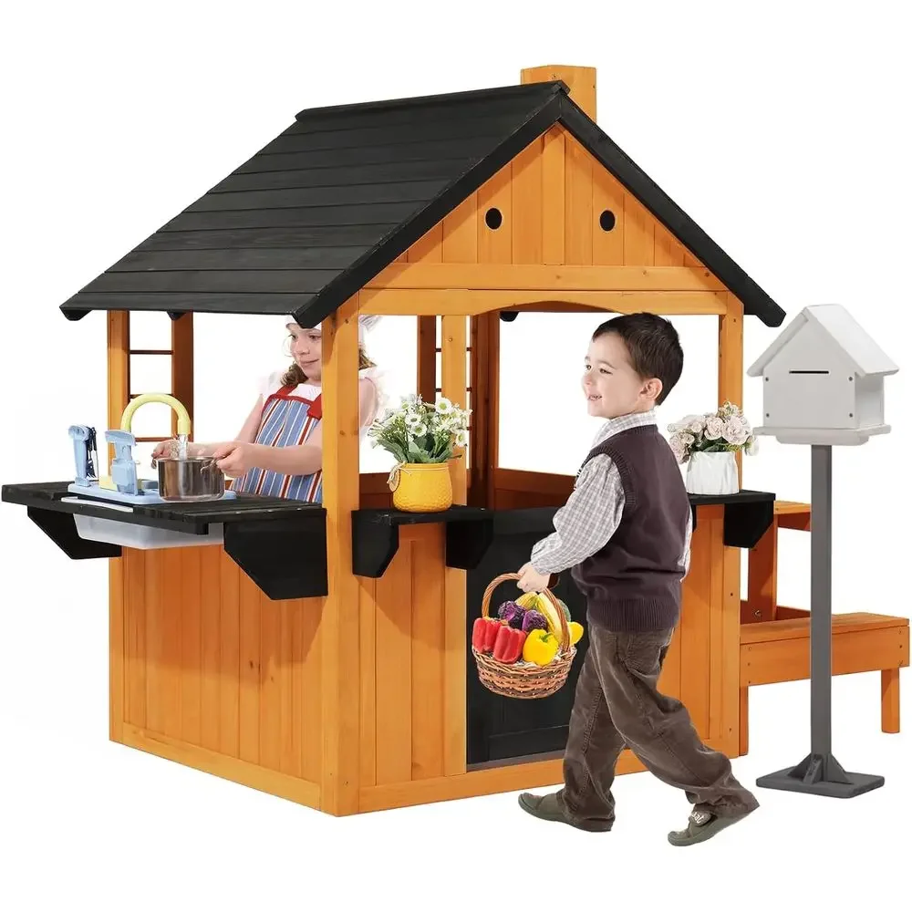 MOR Kids Outdoor Playhouse wit - Kids Outdoor Sink recension och pris